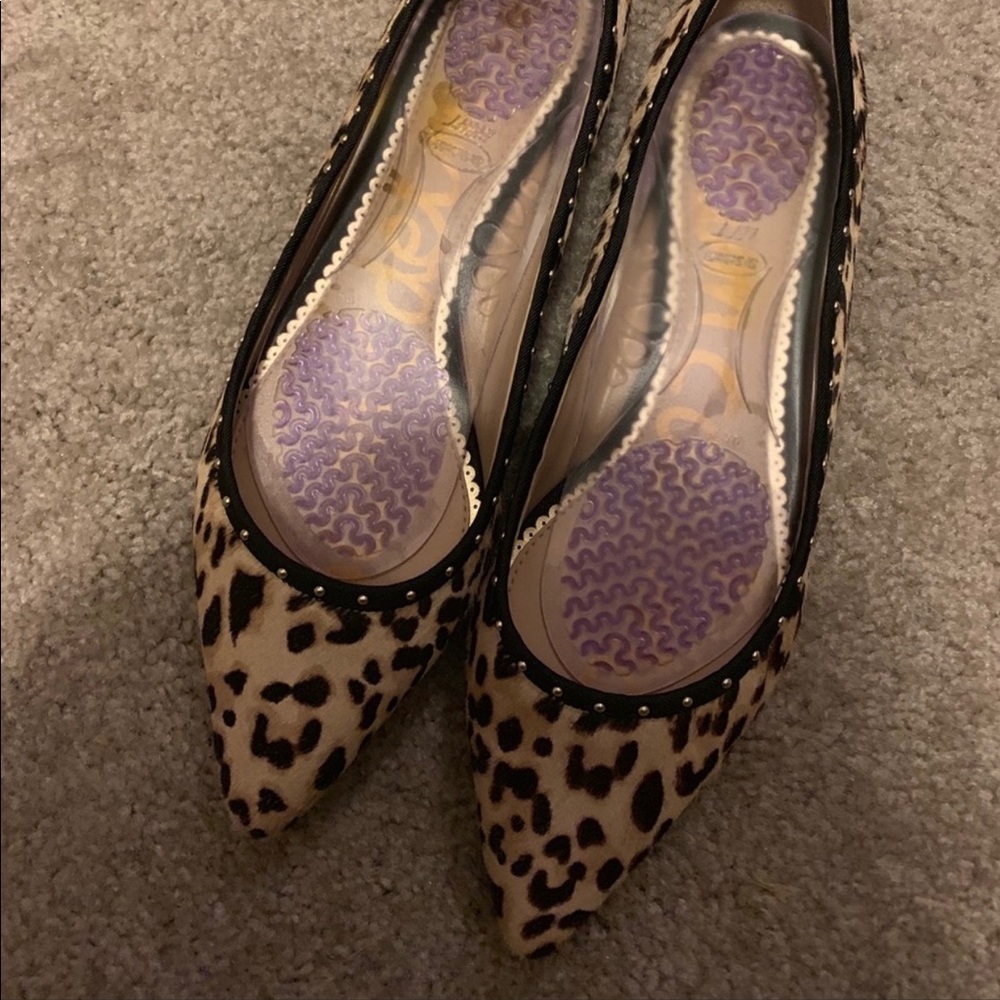 Sam Edelman Leopard Flats